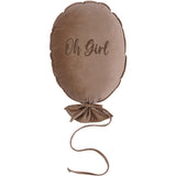 BALLOON PILLOW OH GIRL VELVET