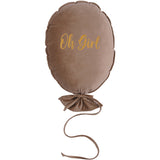 BALLOON PILLOW OH GIRL VELVET