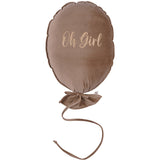 BALLOON PILLOW OH GIRL VELVET
