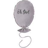 BALLOON PILLOW OH GIRL VELVET