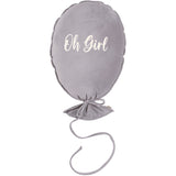 BALLOON PILLOW OH GIRL VELVET