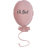 BALLOON PILLOW OH GIRL VELVET
