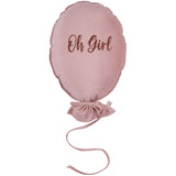 BALLOON PILLOW OH GIRL VELVET