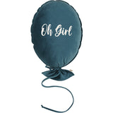 BALLOON PILLOW OH GIRL VELVET