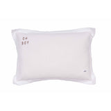 WASHED COTTON PILLOW "OH BOY"