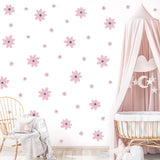 Pink Daisy Wall Decal