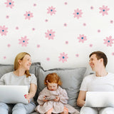 Pink Daisy Wall Decal