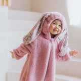 Girls Winter Loose Rabbit Romper