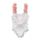 Flower Strap Backless Swimsuit - Cozy Nursery