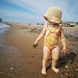 Baby Backless Floral Swimsuit - Cozy Nursery