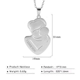 PERSONALIZED BABY BIRTH NECKLACE