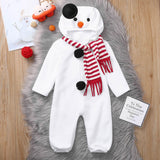 Christmas Baby Snowman Romper
