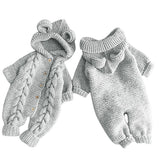 Baby Knit Romper - Cozy Nursery