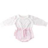 Baby Girl Knitted Jumpsuit