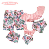 Matching Family Ruffle Swimsuit - Cozy Nursery