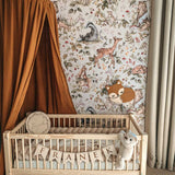 Woodland Forest Animals Light Wallpaper