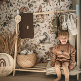Woodland Forest Animals Light Wallpaper