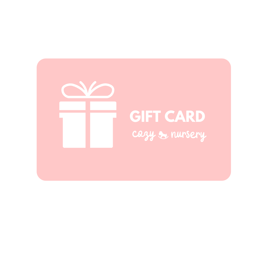 Cozy Nursery Gift Card Choose best Baby Shower Gifts!