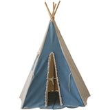 “Jeans” Teepee Tent with Pompoms