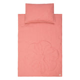 Linen bloom cot bedding set