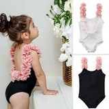 Flower Strap Backless Swimsuit - Cozy Nursery