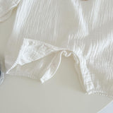 Muslin Bear Romper