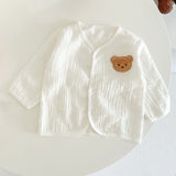 Muslin Bear Romper