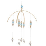 Nordic Baby Wooden Beads Mobile - Cozy Nursery
