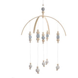 Nordic Baby Wooden Beads Mobile - Cozy Nursery