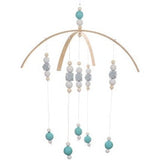 Nordic Baby Wooden Beads Mobile - Cozy Nursery