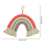 Rainbow Boho Tapestry - Cozy Nursery