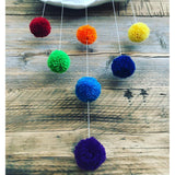 Rainbow and Rain Wall Decor - Cozy Nursery