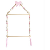 Nordic Wooden Bead Clothes Hanger - Cozy Nursery