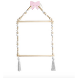 Nordic Wooden Bead Clothes Hanger - Cozy Nursery