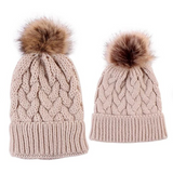 Mother & Baby Winter Warm Hats Set - Cozy Nursery
