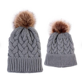 Mother & Baby Winter Warm Hats Set - Cozy Nursery
