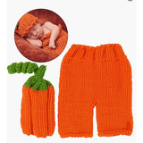 Crochet Pumpkin Newborn Costume