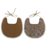 Baby Vintage Bibs with Pom Poms - Cozy Nursery