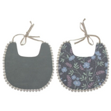 Baby Vintage Bibs with Pom Poms - Cozy Nursery