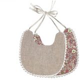 Baby Vintage Bibs with Pom Poms - Cozy Nursery