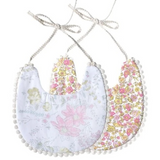 Baby Vintage Bibs with Pom Poms - Cozy Nursery