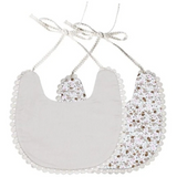 Baby Vintage Bibs with Pom Poms - Cozy Nursery