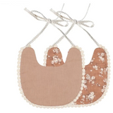 Baby Vintage Bibs with Pom Poms - Cozy Nursery