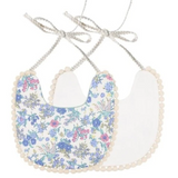 Baby Vintage Bibs with Pom Poms - Cozy Nursery