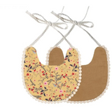 Baby Vintage Bibs with Pom Poms - Cozy Nursery