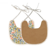 Baby Vintage Bibs with Pom Poms - Cozy Nursery