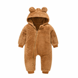 Ear Hooded Baby Romper - Cozy Nursery