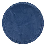 Soft Velvet Mat with Frill