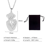 PERSONALIZED BABY BIRTH NECKLACE