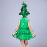 Baby Girs Christmas Tree Cosplay Costume Set